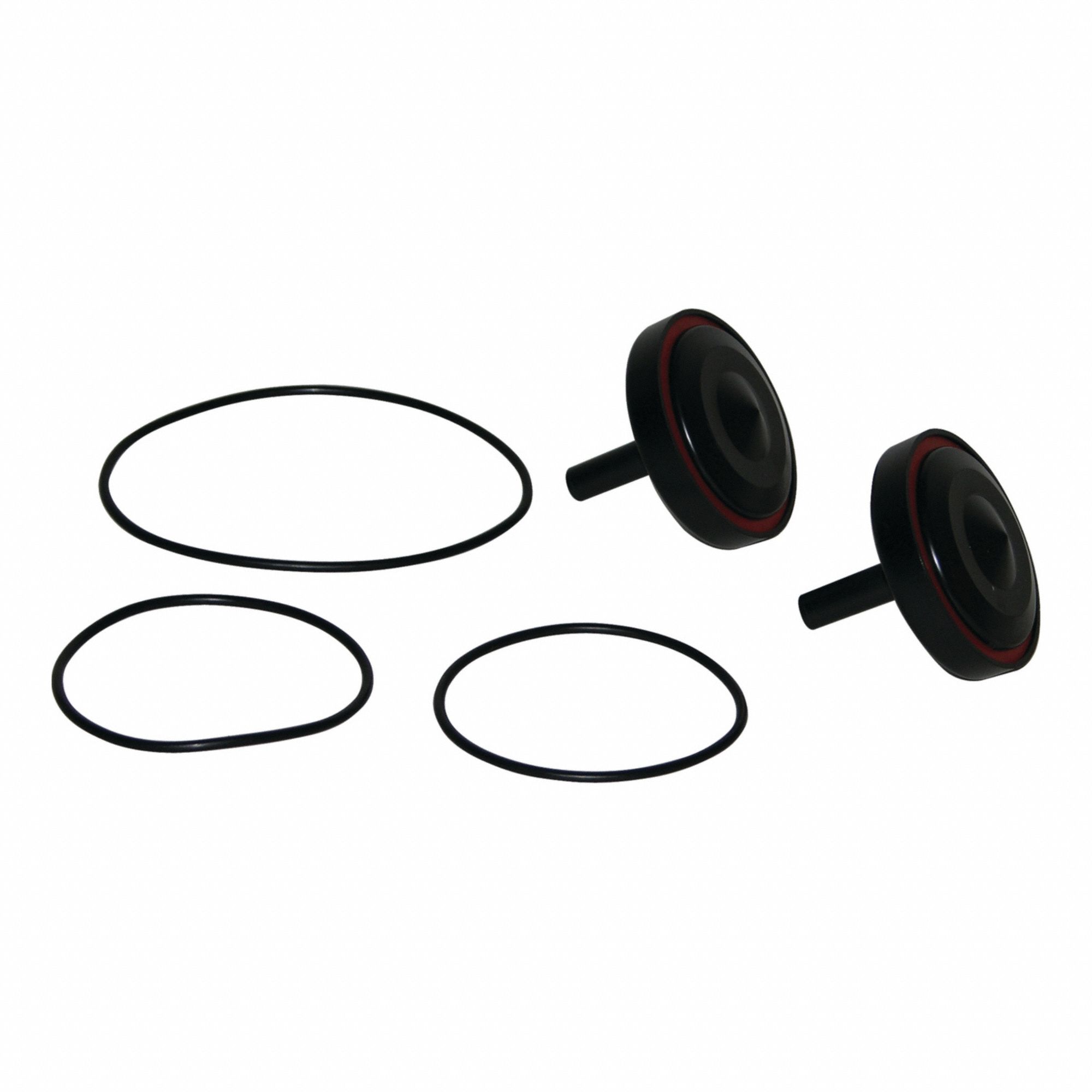 Backflow Preventer Repair Kit: Complete Rubber Parts Kit, 6A769, 007MIQTS-S, Repair Kit, 007