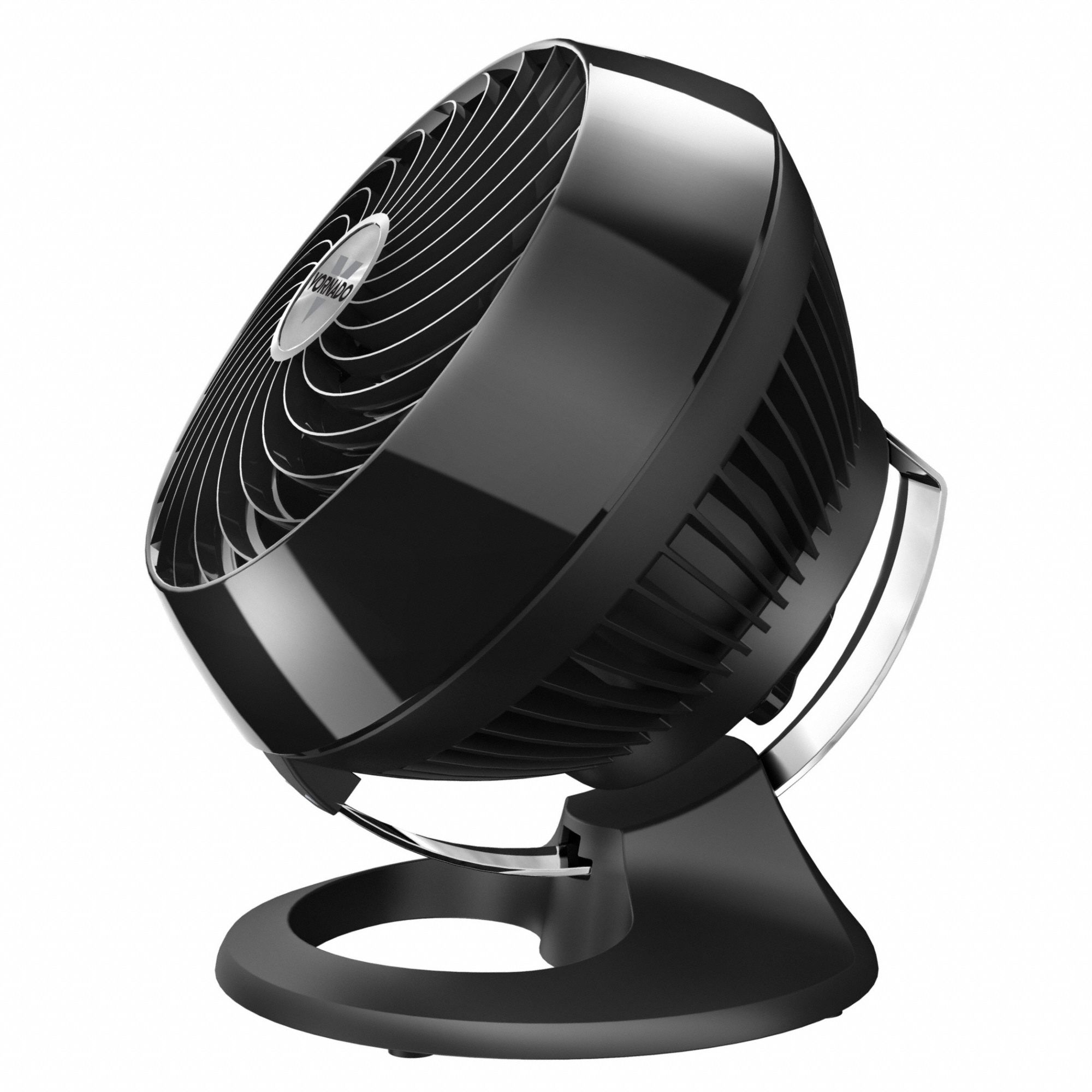 VORNADO Circulating Fan: 7 5/16 in Blade Dia, Non-Oscillating, 3 Speeds, 11 1/4 in Ht, 9 11/16 in Wd (MPN CR1-0253-06). Key specifications — Brand: VORNADO; Number of Speeds: 3; Product Type: Circulating Fan; Blade Material: Plastic; Voltage: 120V AC; Fan Housing Material: ABS; Application: Home and Office; Phase: Single.