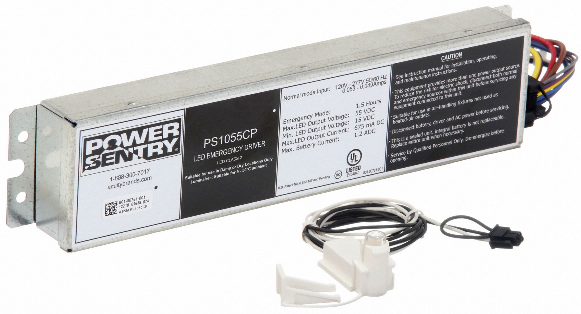 ACUITY BRANDS Power Sentry®, LED Emergency Driver, LED Bulb Type, Input