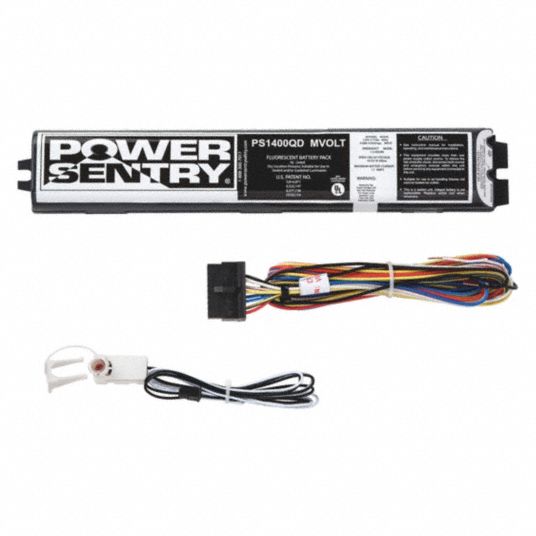 POWER SENTRY Emergency Fluorescent Ballast 120 to 277V AC, 1_2 Bulbs