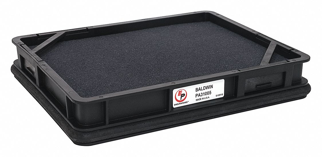 Automotive Air Filter: Panel, Engine, Rectangular, Panel, 8 7/8 in Overall Lg