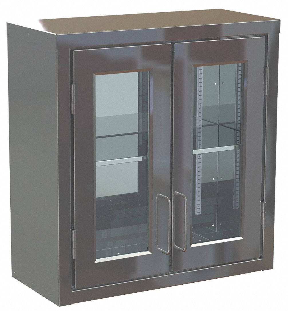 Lakeside Stainless Steel Wall Mounted Supply Cabinet 27 W X 12 D