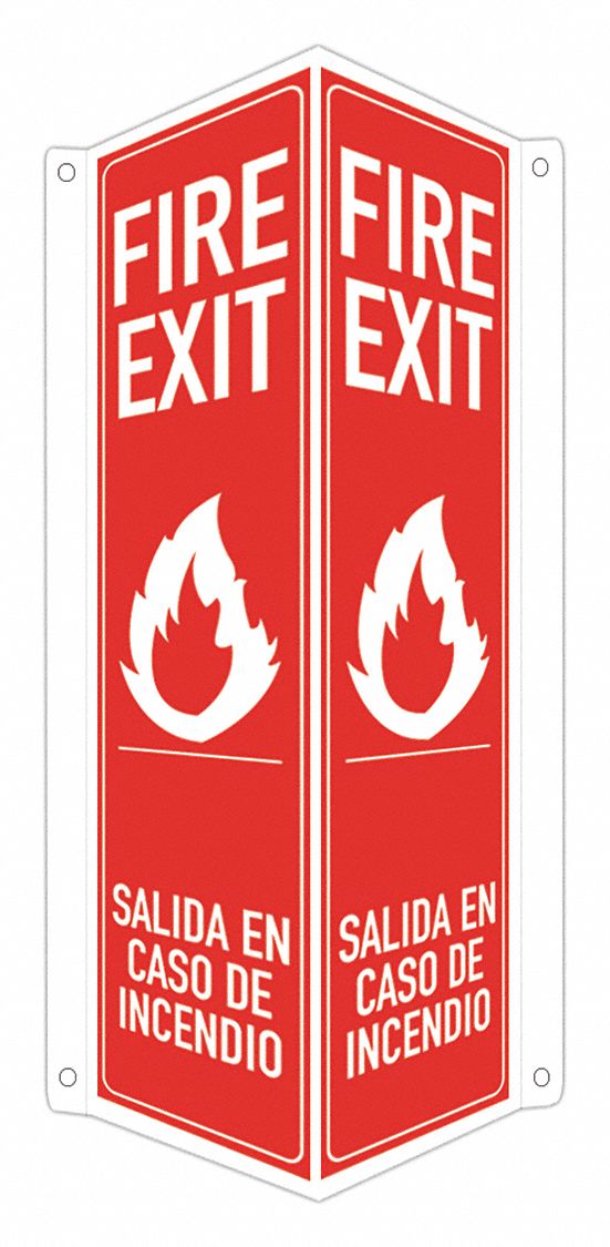 Safety Sign: Aluminum, Mounting Holes Sign Mounting, 18 in x 8 in x 3 in Nominal Sign Size