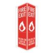 V-Shape Projection Fire Exit Salida En Caso De Incendio Signs