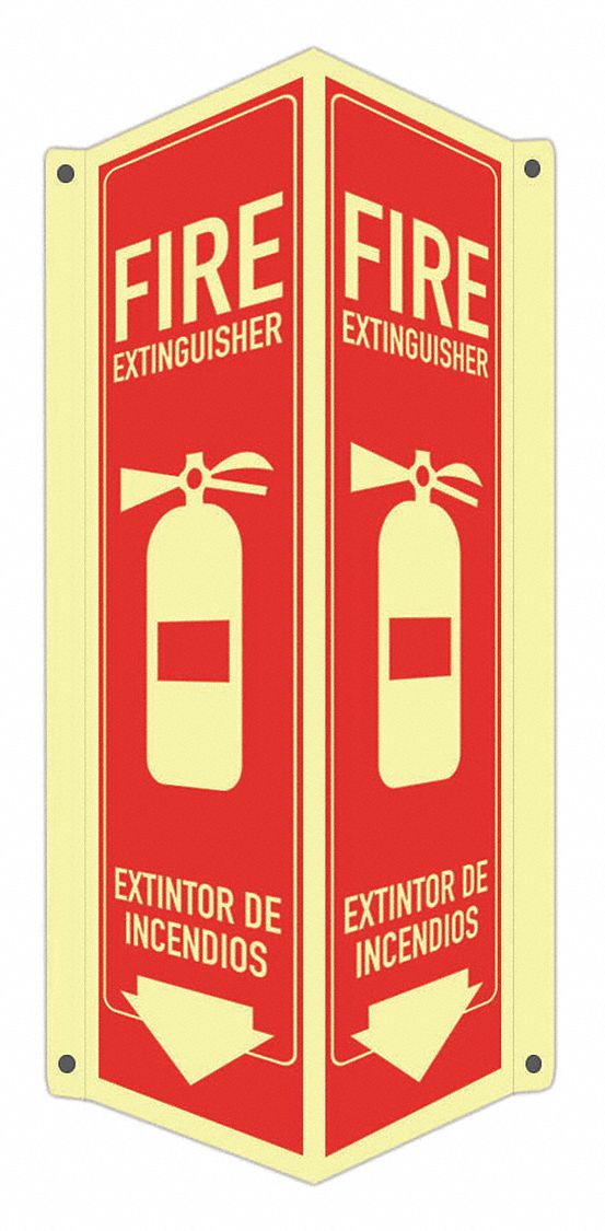 Safety Sign: Aluminum, Mounting Holes Sign Mounting, 18 in x 8 in x 3 in Nominal Sign Size