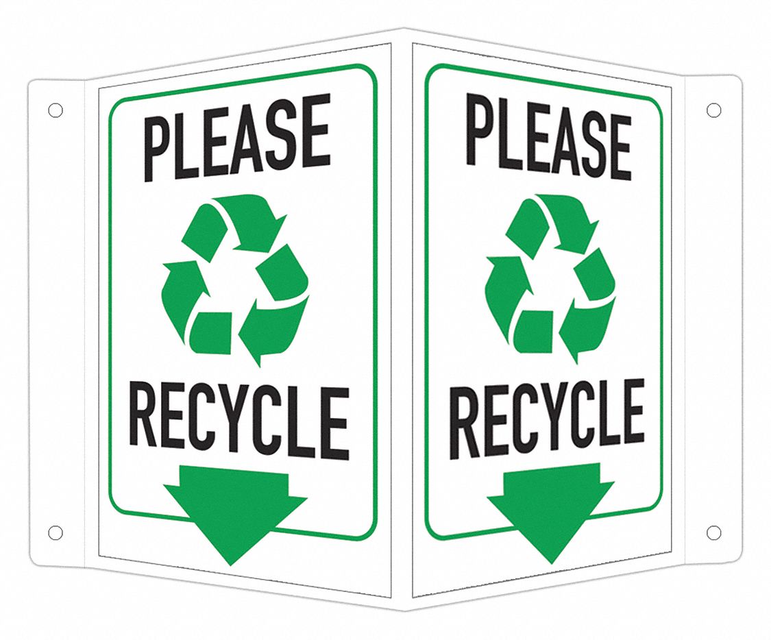 Safety Sign: Aluminum, Mounting Holes Sign Mounting, 6 in x 7 1/2 in Nominal Sign Size