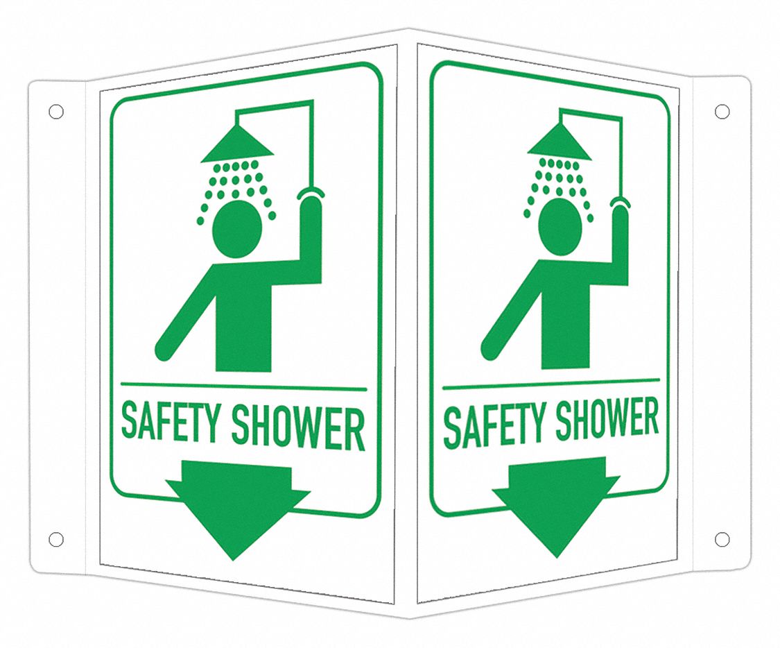 Safety Sign: Aluminum, Mounting Holes Sign Mounting, 6 in x 7 1/2 in Nominal Sign Size