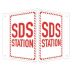 V-Shape Projection SDS Station Signs