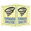 V-Shape Projection Tornado Shelter Signs image