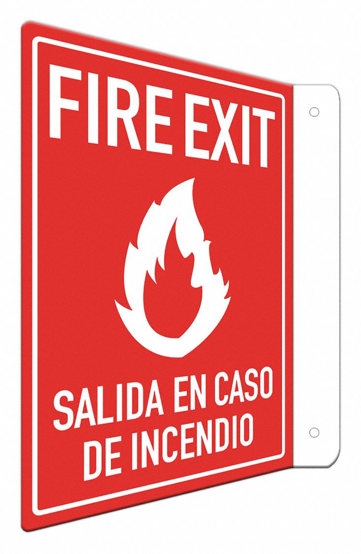 Safety Sign: Aluminum, Mounting Holes Sign Mounting, 12 in x 8 in Nominal Sign Size, Engineer Grade