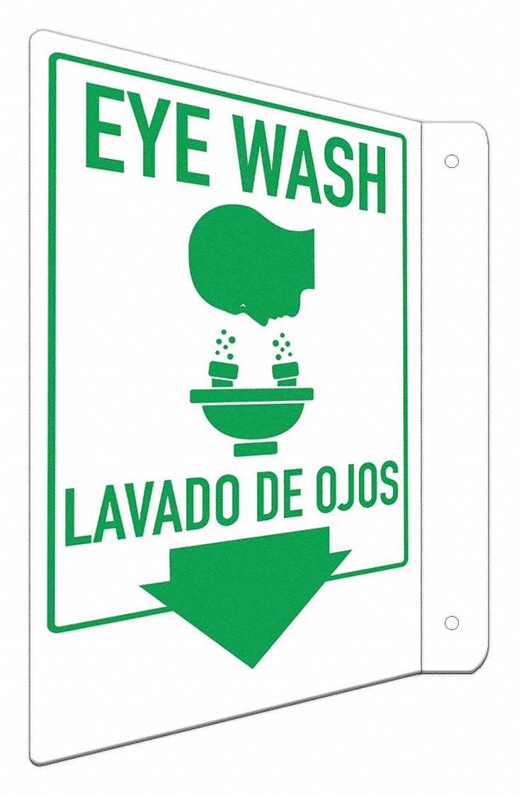 Safety Sign: Aluminum, Mounting Holes Sign Mounting, 12 in x 8 in Nominal Sign Size, 0.04 in Thick