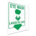 L-Shape Projection Eye Wash/Lavado De Ojos Signs