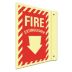 L-Shape Projection Fire Extinguisher (W Down Arrow) Signs
