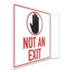 L-Shape Projection Not An Exit Signs