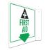 L-Shape Projection First Aid Signs