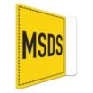 L-Shape Projection MSDS Signs