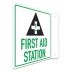L-Shape Projection First Aid Station Signs
