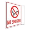 L-Shape Projection No Smoking Signs