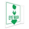 L-Shape Projection Eye Wash Signs