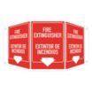 Tri-Bend Projection Fire Extinguisher Extintor De Incendios Signs