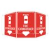 Tri-Bend Projection Fire Extinguisher Signs