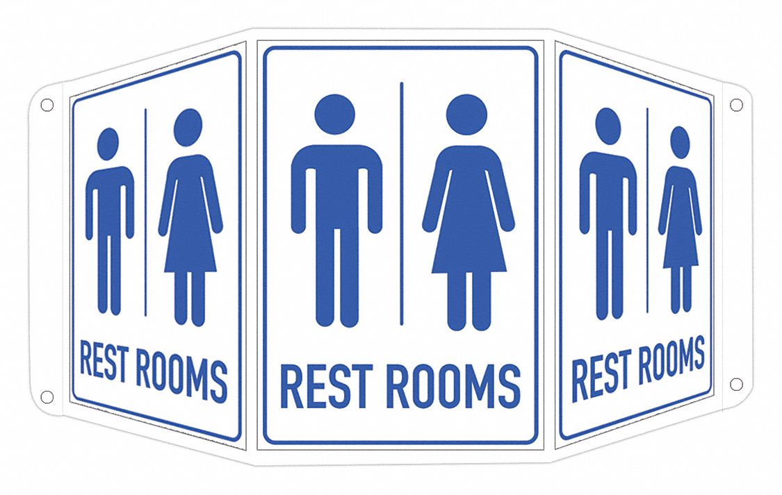 Safety Sign: Aluminum, Mounting Holes Sign Mounting, 10 in x 17 1/2 in Nominal Sign Size, White