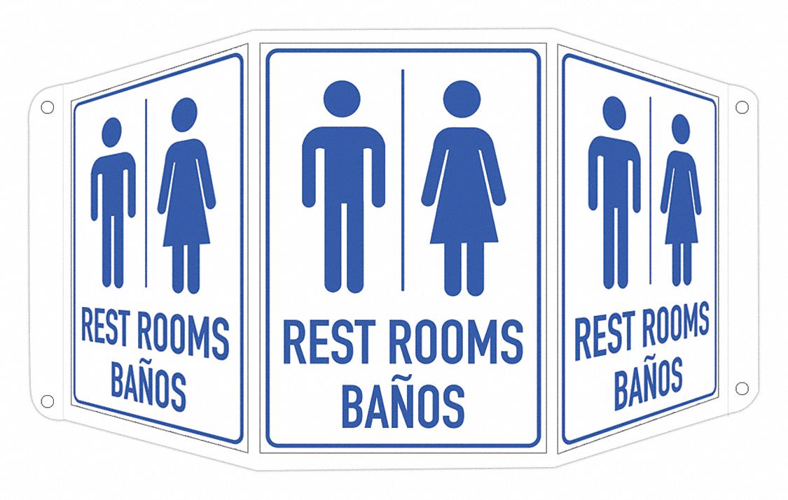 Safety Sign: Aluminum, Mounting Holes Sign Mounting, 10 in x 17 1/2 in Nominal Sign Size, White