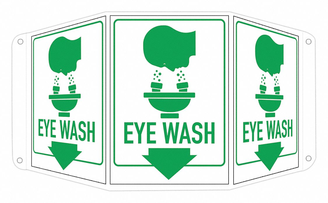 Safety Sign: Aluminum, Mounting Holes Sign Mounting, 10 in x 17 1/2 in Nominal Sign Size