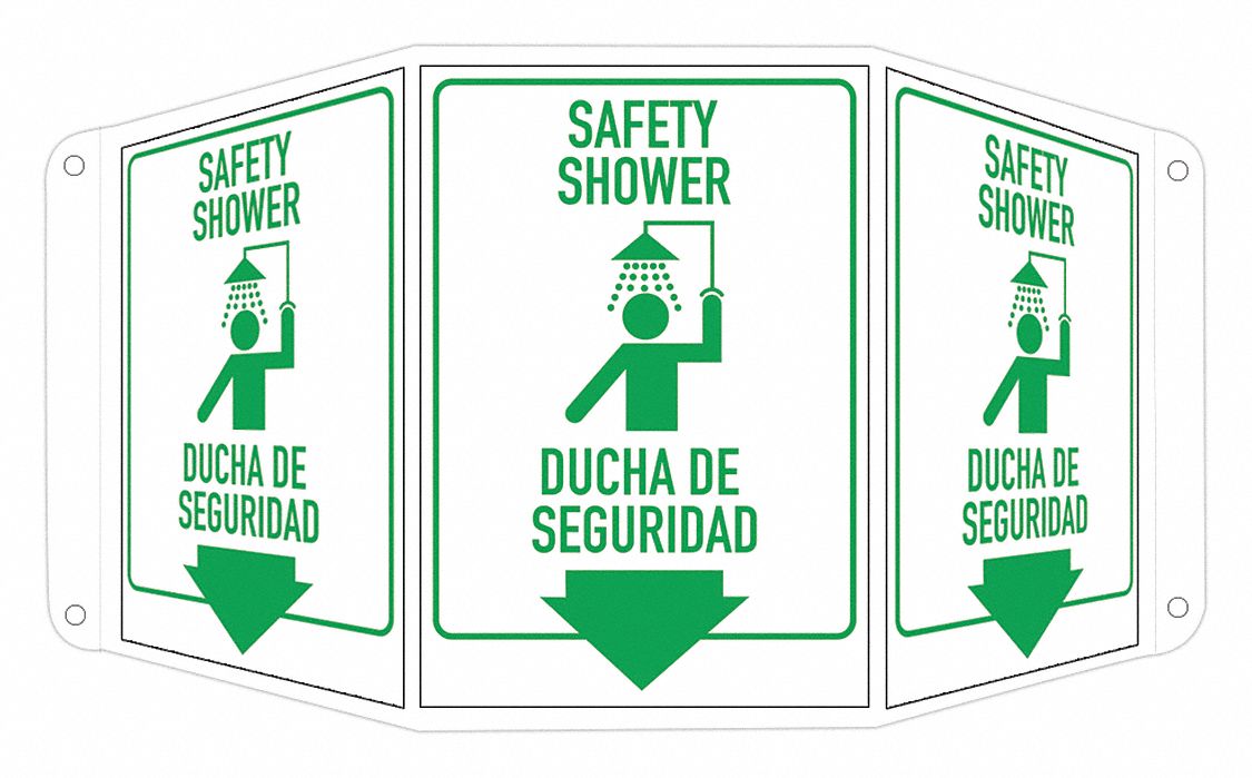 Safety Sign: Aluminum, Mounting Holes Sign Mounting, 10 in x 17 1/2 in Nominal Sign Size