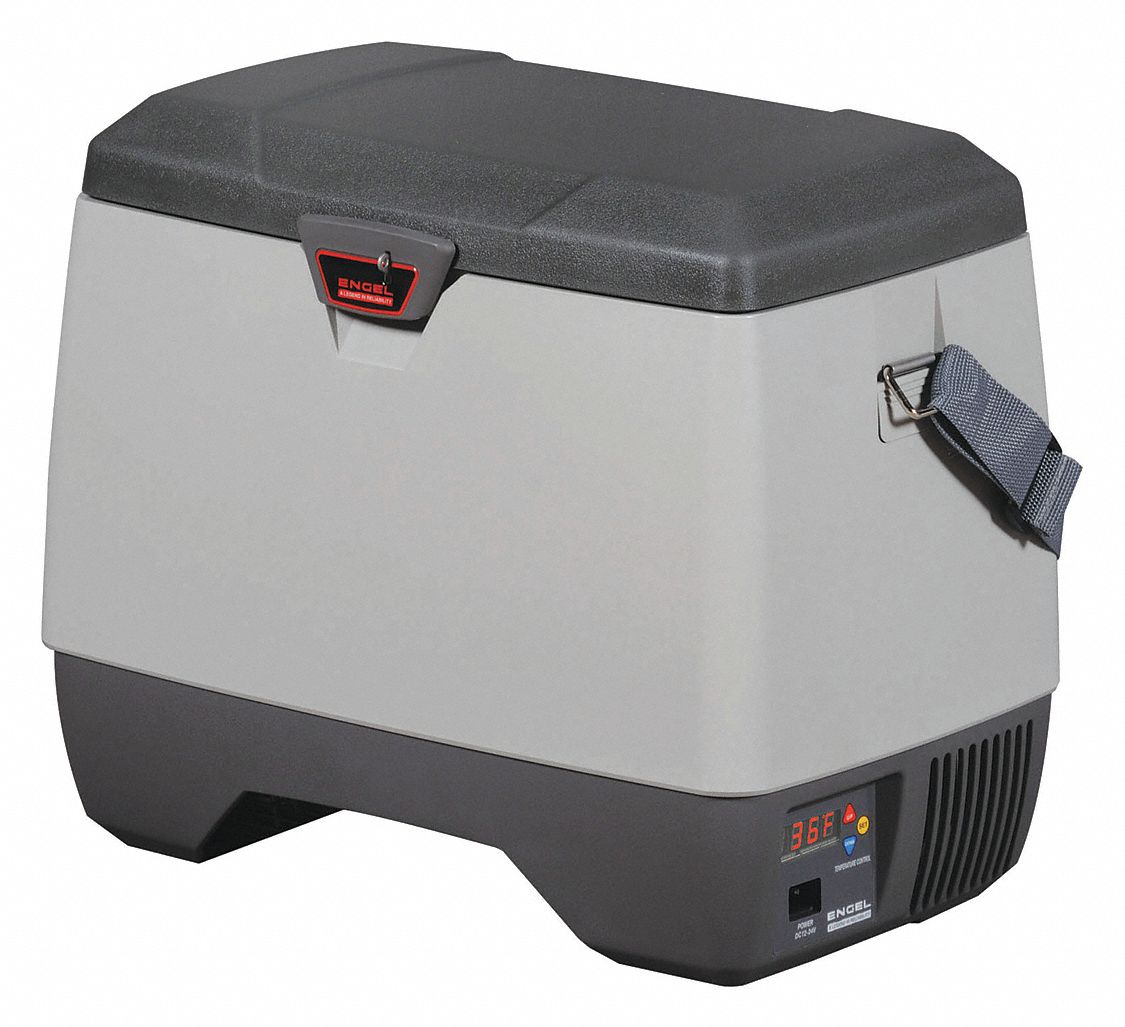 Marine Chest Cooler: Gray, 14 qt Cooler Capacity, 10 day Ice Retention