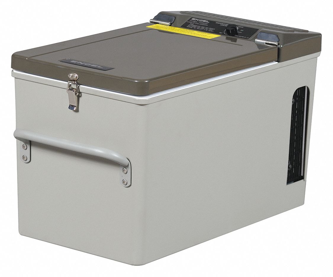 Marine Chest Cooler: Gray, 16 qt Cooler Capacity, 10 day Ice Retention