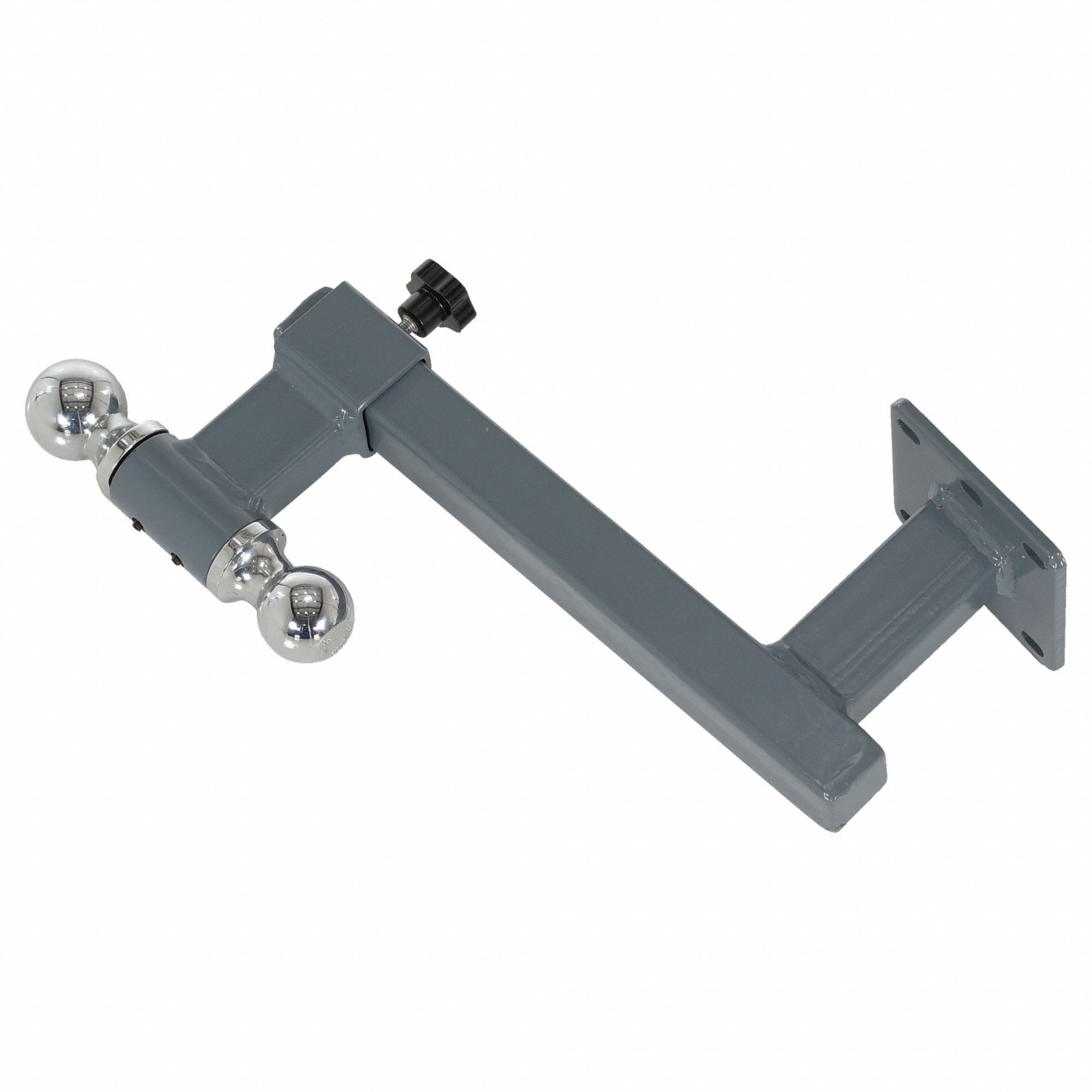 GRAINGER APPROVED E-TUG-SABH Adj. Ball Hitch,4 3/8" W,Black 460T91