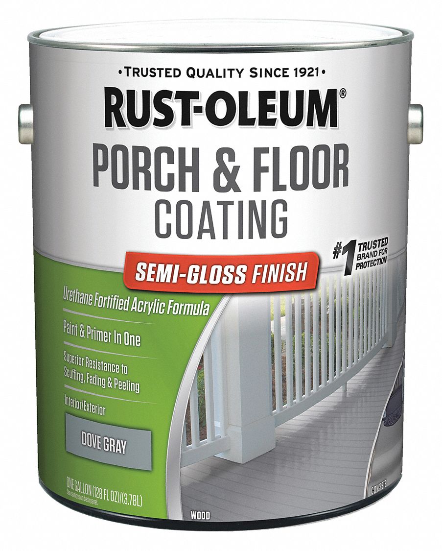 Semi Gloss Urethane Modified Acrylic Floor Coating Dove Gray 1 Gal