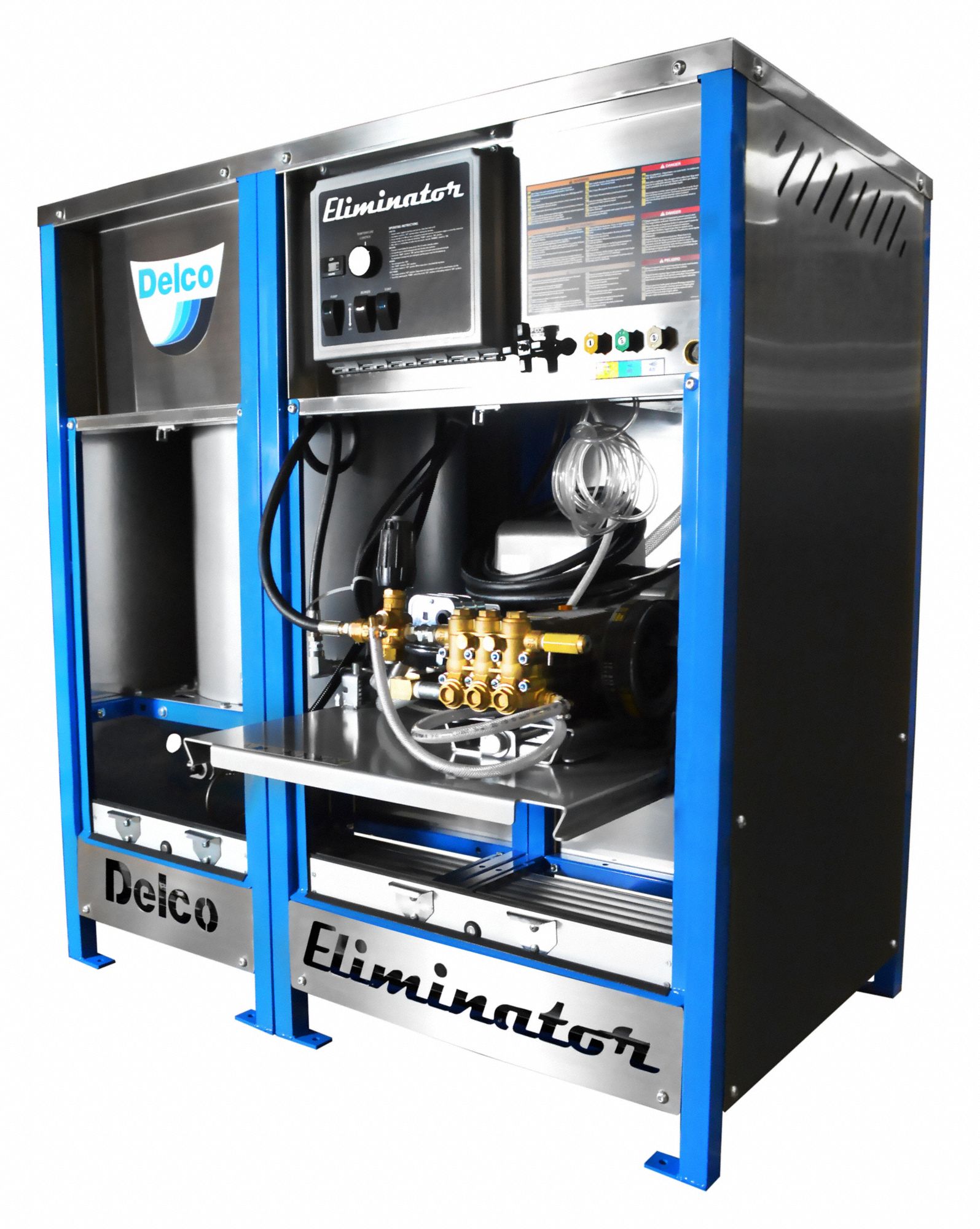 DELCO Pressure Washer 3,000 psi Op Pressure, Hot, 15 hp HP, 7.8 gpm