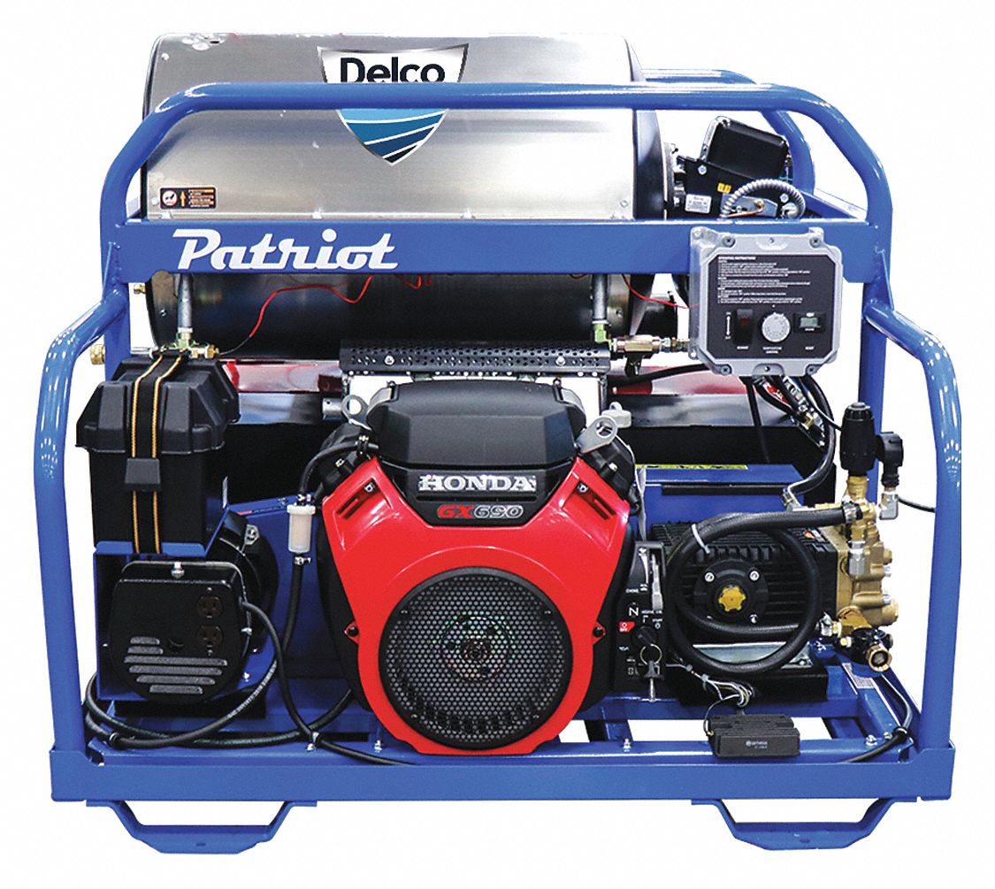 Delco Pressure Washer 3 000 Psi Op Pressure Hot 22 1 Hp Hp 8 Gpm Pressure Washer Flow Rate 460u27 Grainger