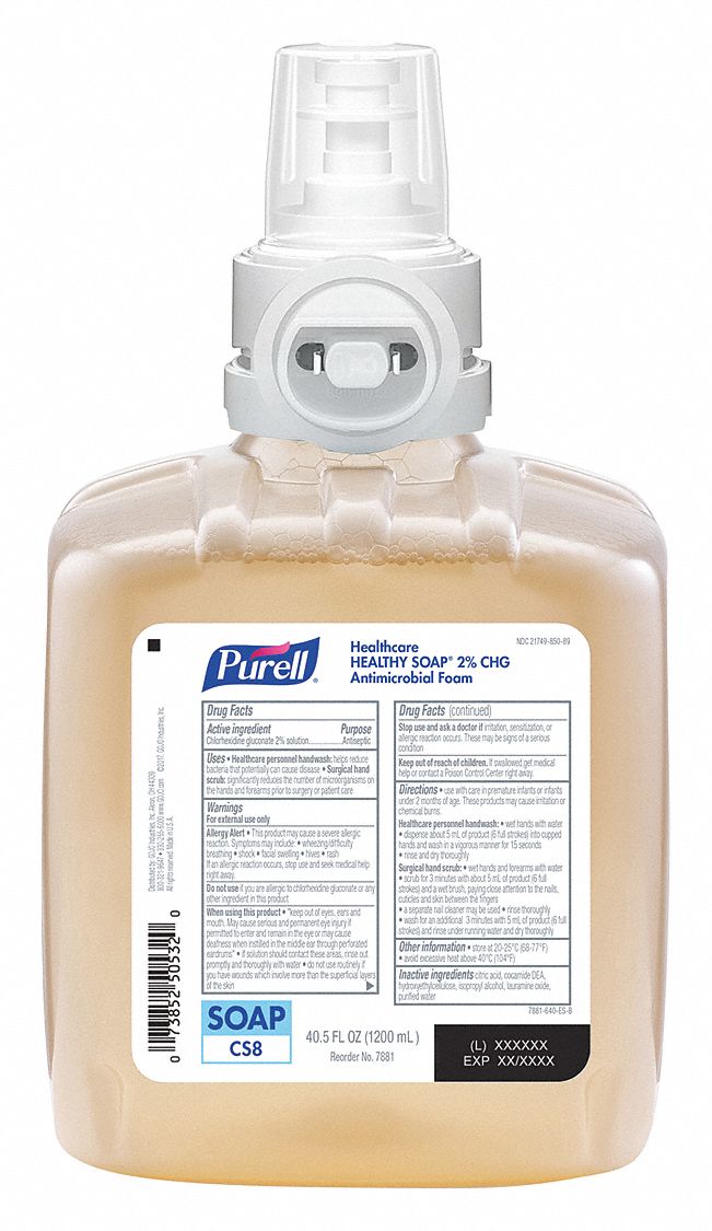 PURELL, 1,250 mL Size, Requires Dispenser, Hand Soap 460U59788102