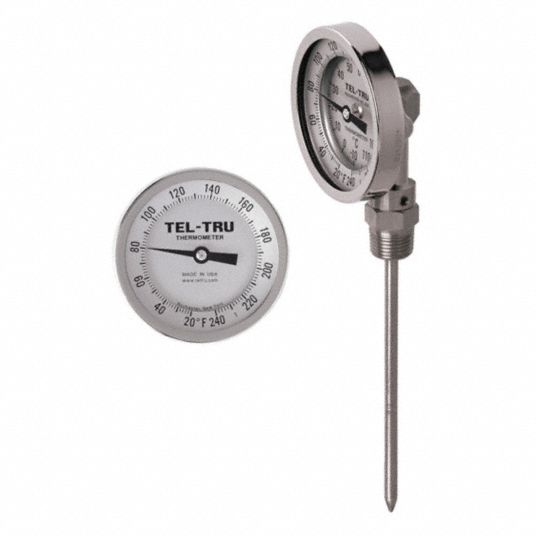 Dual Range Dial Thermometer, 0°–550°F (0°–285°C)