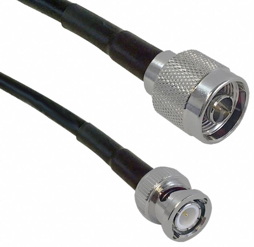 MOTOROLA Cable, 24" L, Coaxial/N Male to BNC Type 460X340112004U04