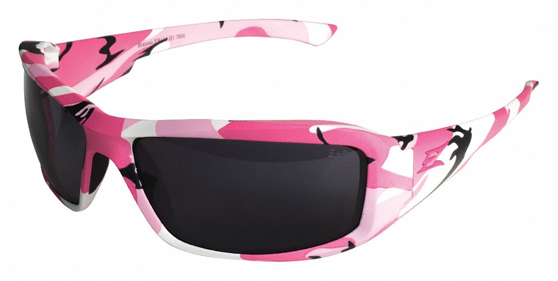 Edge Eyewear TXB216-H1 Pink Brazeau Huntress Polarized Smoke Lens 
