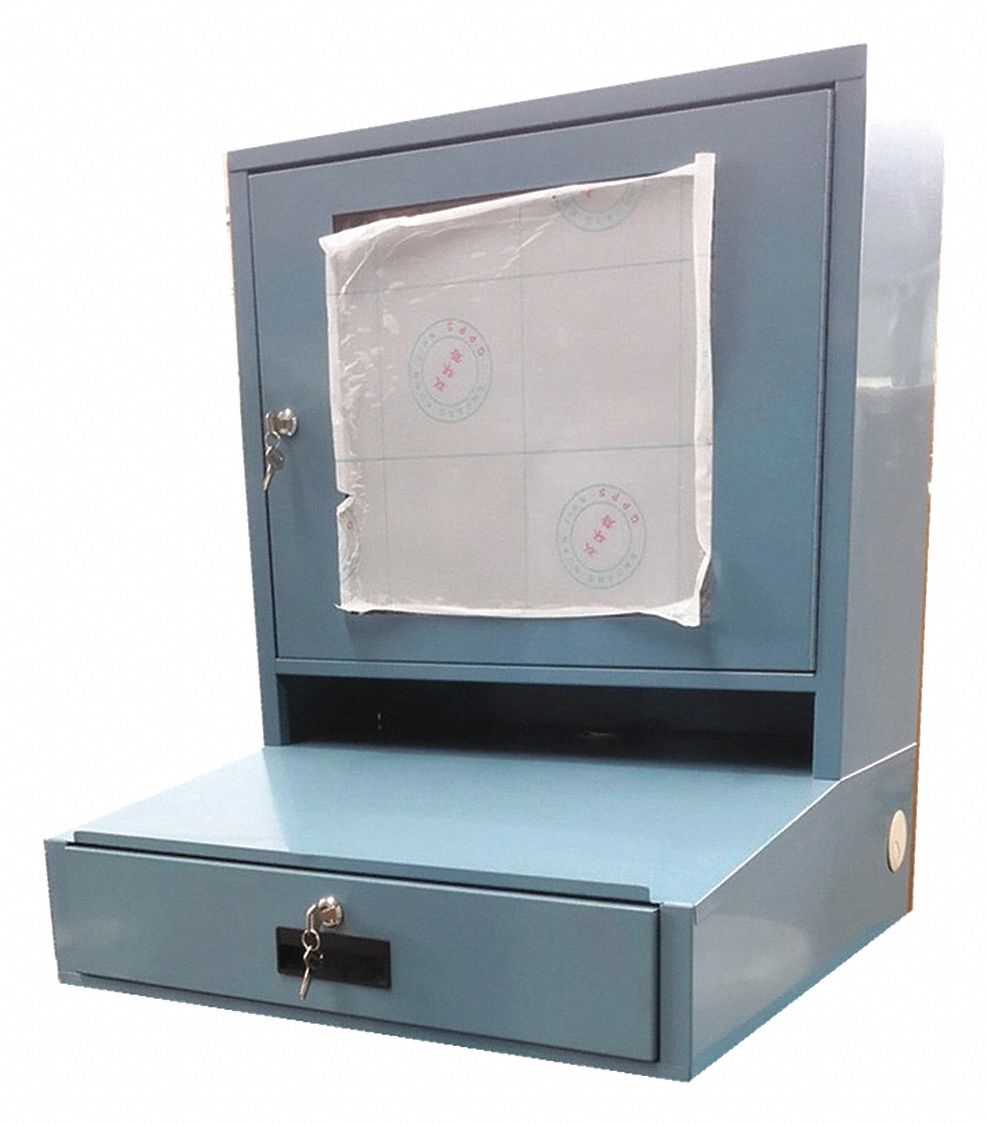 GRAINGER APPROVED Gabinete para Monitor LCD,29-1/2" Al - Gabinetes para