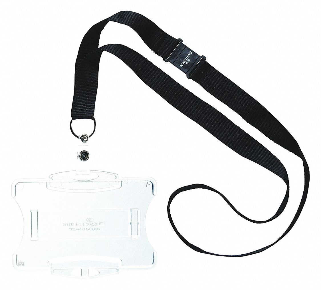 DURABLE ID Badge Holder, 23/4" L, Open Style, PK10 461N90826619