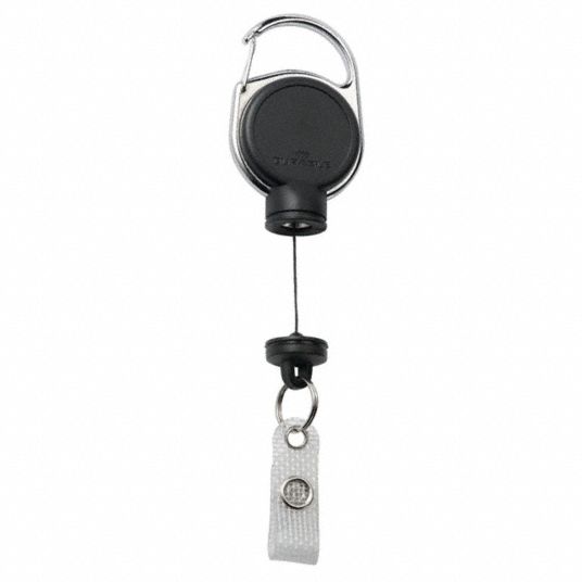Durable Extra Strong Badge Reel Black 832901