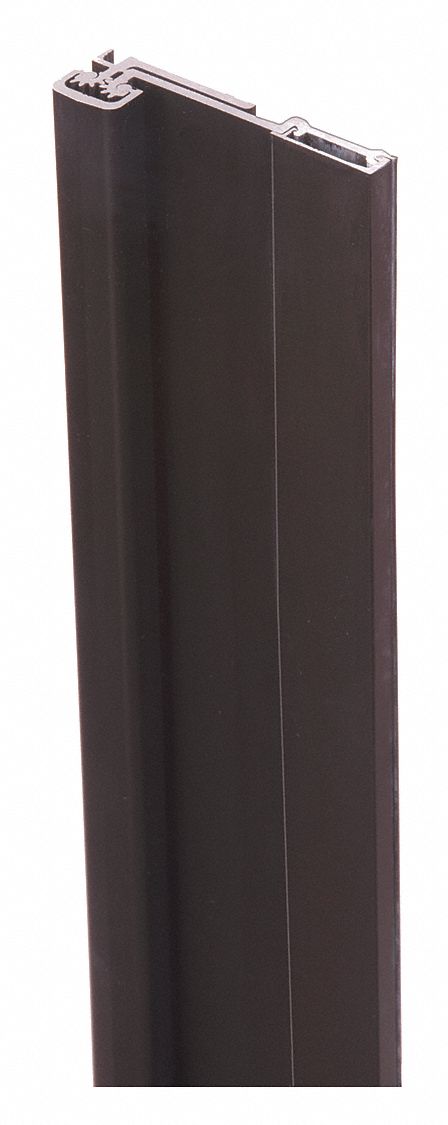 Piano Hinge: Aluminum, 83 in Leaf Ht, 1 5/8 in Leaf Wd, Screw-On