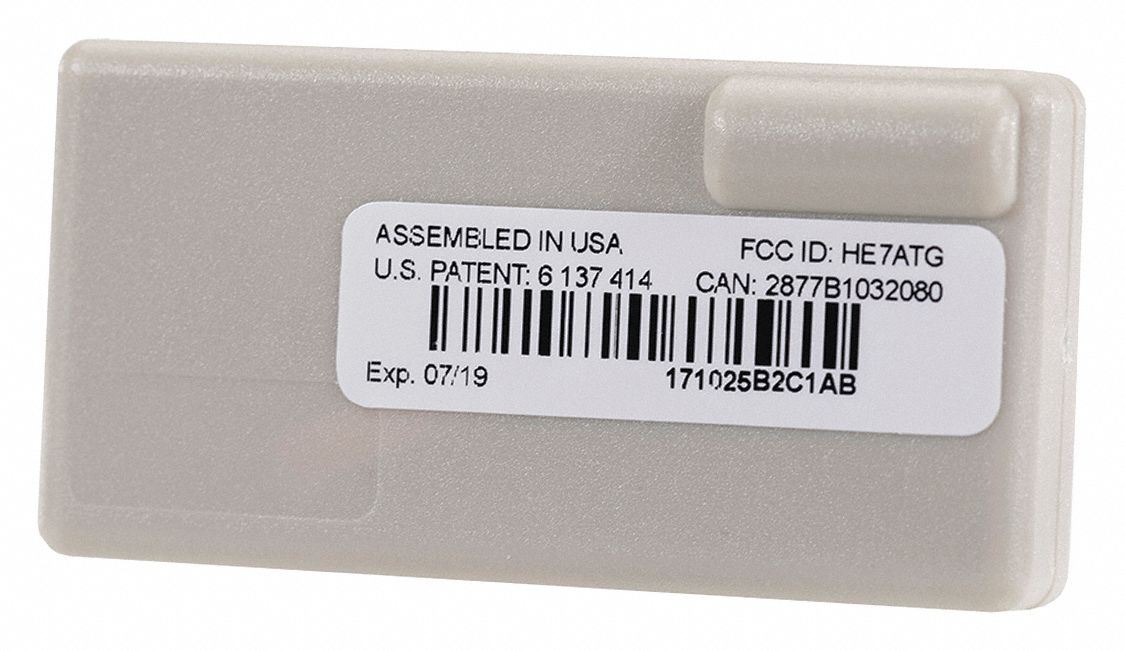 Asset Tag White 1 15/16 L