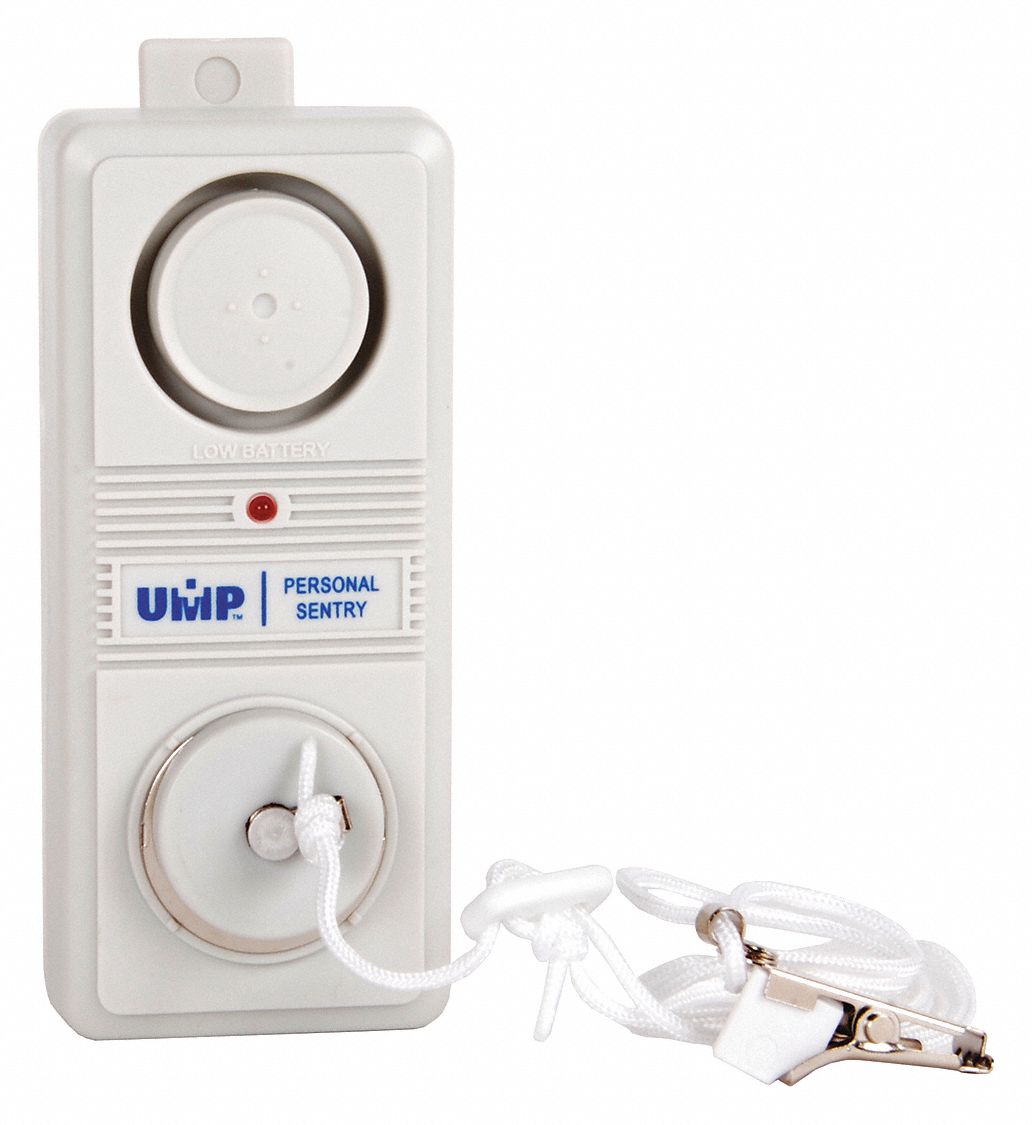 Pull-String Monitor: For Use With UMP(R) Fall Monitoring System, 6 in Ht, 2 in Lg, 3/16 in Wd, Gray