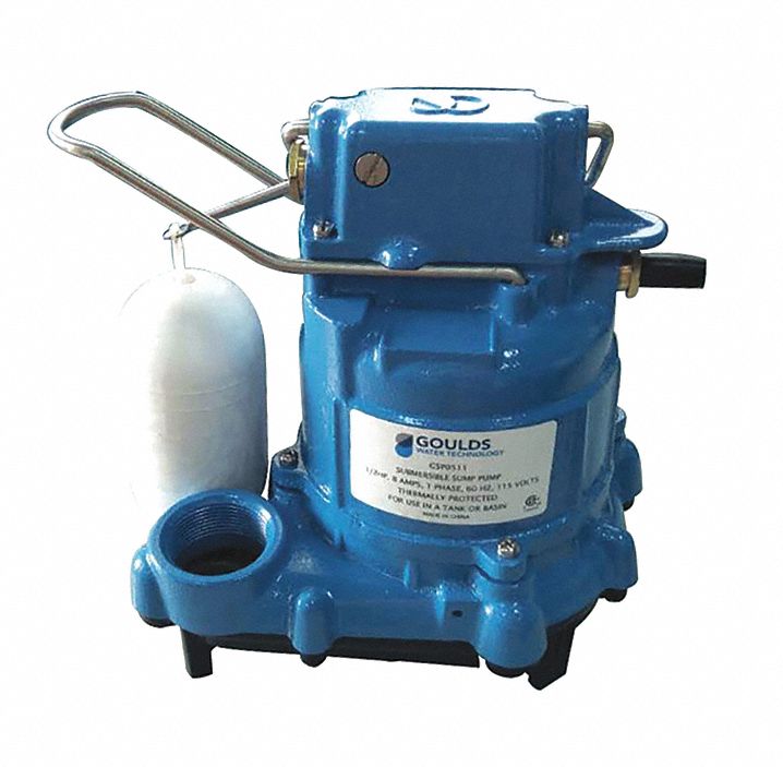 GOULDS WATER TECHNOLOGY Bomba de Aguas Residuales Sumergible, 3 HP