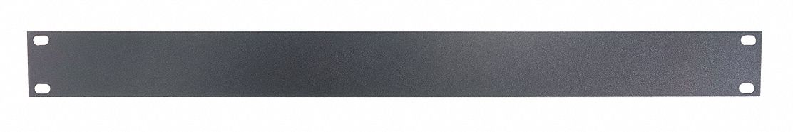 Blank Panel For 1 Rack Unit Black