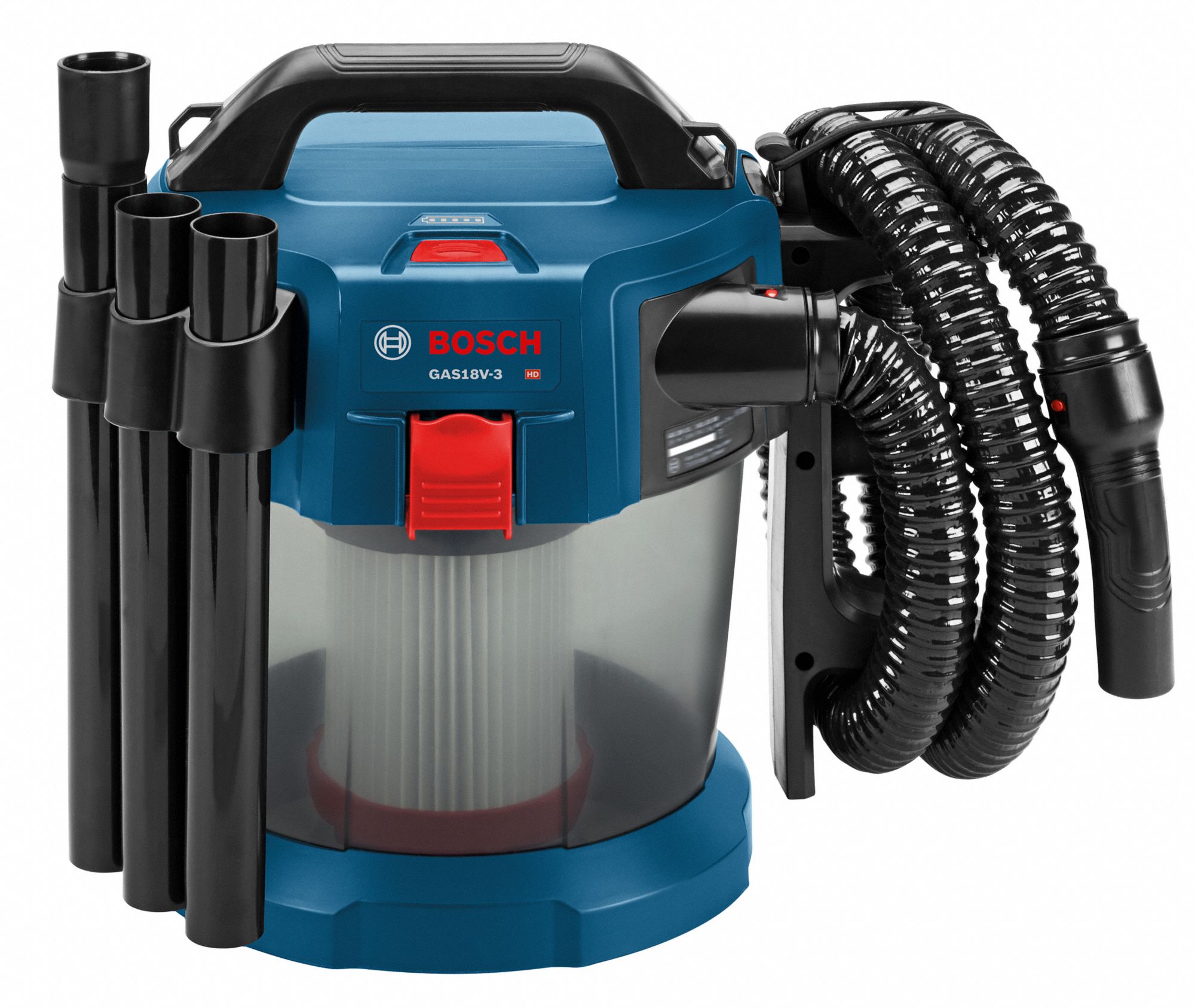 BOSCH Cordless, Handheld Vacuum, 51 cfm Vacuum Air Flow, HEPA Vacuum ...