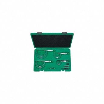 Mechanical Outside Micrometer: 0 in to 4 in, Inch, +/-0.00020 in Accuracy