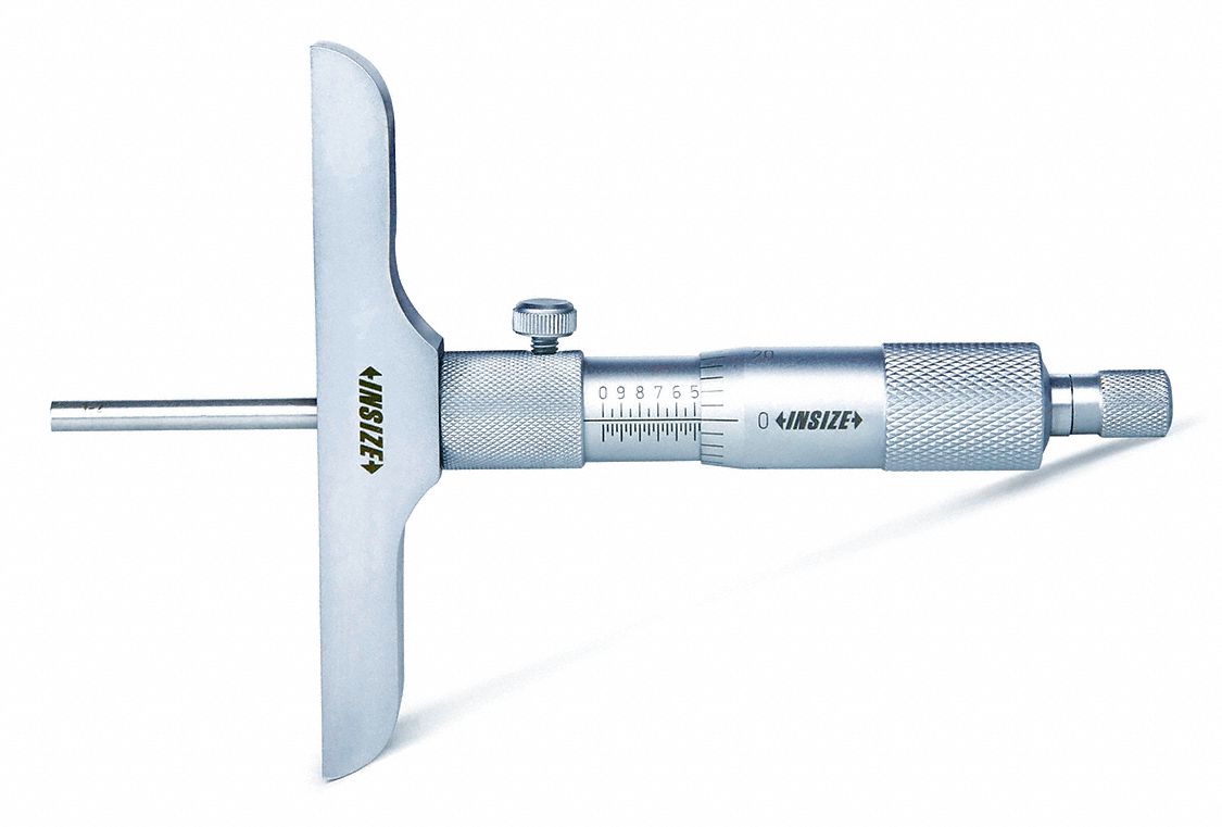 reading a depth micrometer